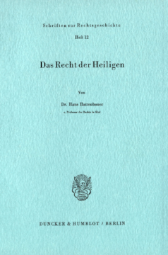 Das Recht der Heiligen Das Recht der Heiligen