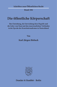Die öffentliche Körperschaft