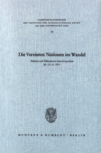 Die Vereinten Nationen im Wandel
