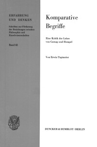 Komparative Begriffe