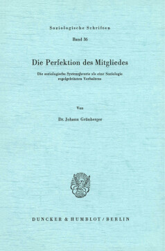 Die Perfektion des Mitgliedes Die Perfektion des Mitgliedes