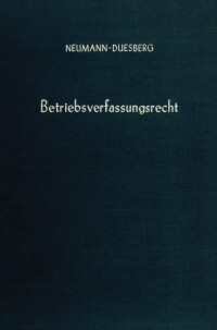 Betriebsverfassungsrecht
