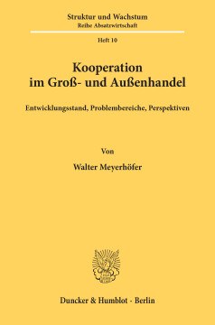 Kooperation im Groß- und Außenhandel Kooperation im Groß- und Außenhandel