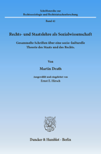 Rechts- und Staatslehre als Sozialwissenschaft