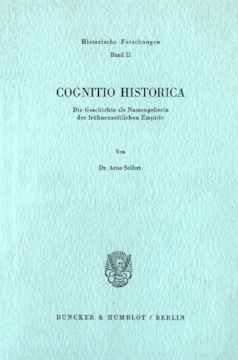 Cognitio Historica