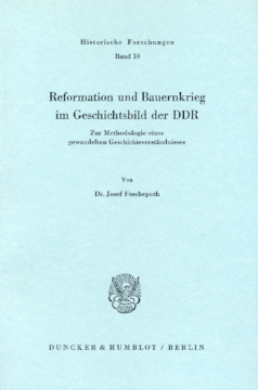 Reformation und Bauernkrieg im Geschichtsbild der DDR
