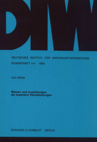 Messen und Ausstellungen als expansive Dienstleistungen