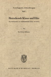 Herrschende Klasse und Elite