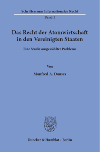 Das Recht der Atomwirtschaft in den Vereinigten Staaten
