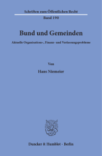 Bund und Gemeinden