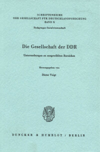 Die Gesellschaft der DDR