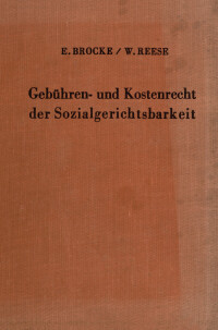 Gebühren und Kostenrecht der Sozialgerichtsbarkeit