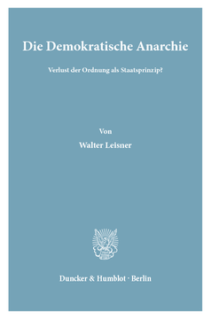 Die Demokratische Anarchie Die Demokratische Anarchie