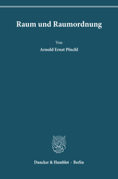 Raum und Raumordnung Raum und Raumordnung