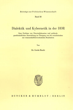 Dialektik und Kybernetik in der DDR