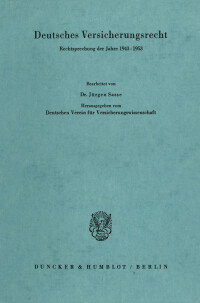 Deutsches Versicherungsrecht