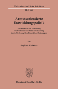 Armutsorientierte Entwicklungspolitik