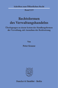 Rechtsformen des Verwaltungshandelns