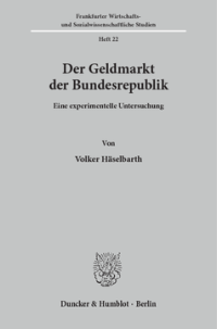 Der Geldmarkt der Bundesrepublik