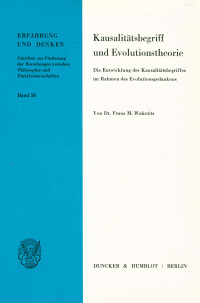 Kausalitätsbegriff und Evolutionstheorie