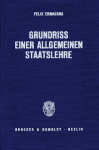 Grundriß einer allgemeinen Staatslehre