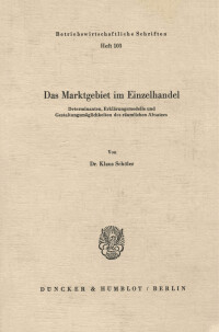 Das Marktgebiet im Einzelhandel
