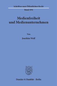 Medienfreiheit und Medienunternehmen