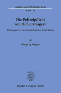 Die Polizeipflicht von Hoheitsträgern