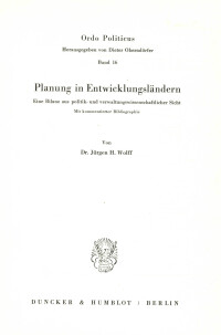 Planung in Entwicklungsländern