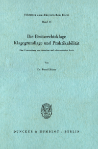 Die Besitzrechtsklage