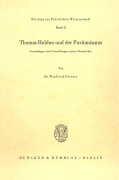 Thomas Hobbes und der Puritanismus