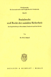 Sozialrecht und Recht der sozialen Sicherheit