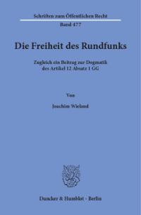 Die Freiheit des Rundfunks