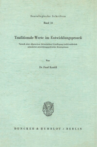 Traditionale Werte im Entwicklungsprozeß