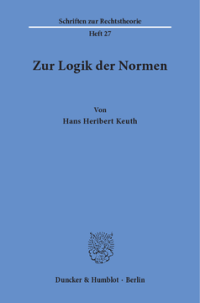 Zur Logik der Normen