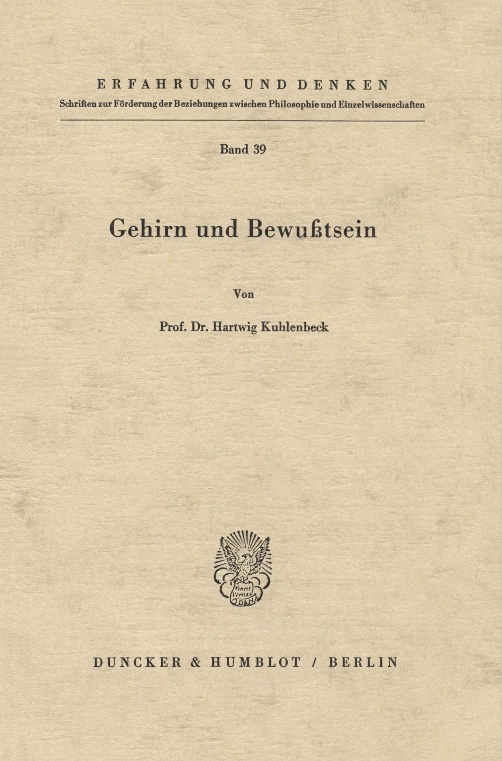 Gehirn und Bewußtsein