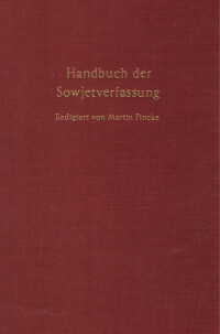 Handbuch der Sowjetverfassung