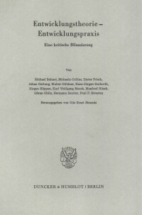 Entwicklungstheorie - Entwicklungspraxis
