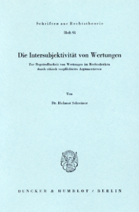 Die Intersubjektivität von Wertungen