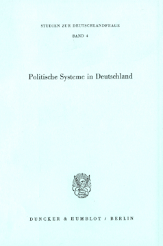 Politische Systeme in Deutschland