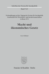 Macht und ökonomisches Gesetz