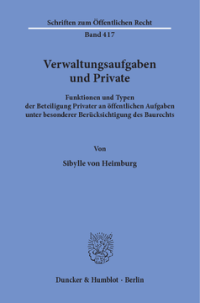 Verwaltungsaufgaben und Private