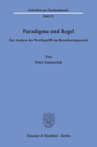 Paradigma und Regel