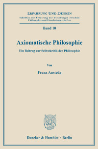 Axiomatische Philosophie