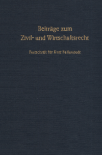 Beiträge zum Zivil- und Wirtschaftsrecht