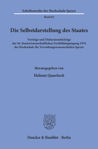Die Selbstdarstellung des Staates