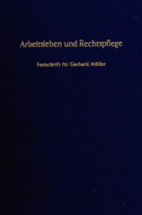 Arbeitsleben und Rechtspflege