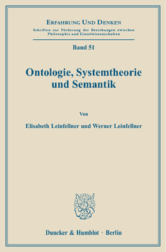 Ontologie, Systemtheorie und Semantik
