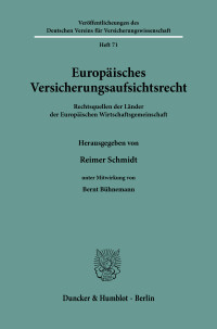 Europäisches Versicherungsaufsichtsrecht