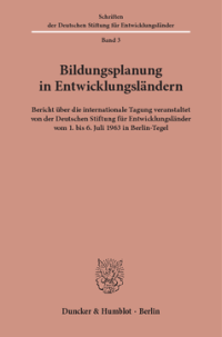 Bildungsplanung in Entwicklungsländern